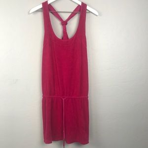 Juicy Couture size L pink skirt coverup NWOT